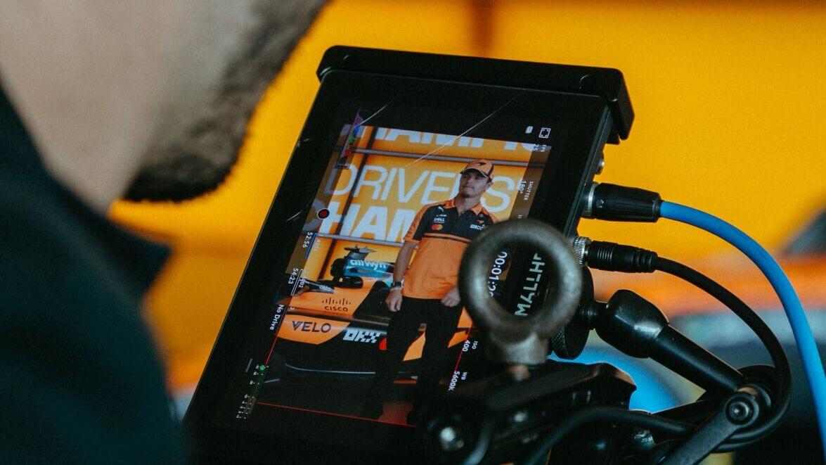 Velo and McLaren Mastercard Formula 1® Team Release Behind-the-Scenes Imagery of Lando Norris &amp; Oscar Piastri from latest shoot