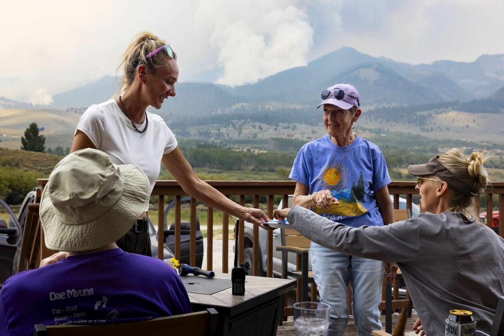 The Bobcat Lakes fire and Sand Creek fire continue burning in the West Pioneer Wilderness Study Area