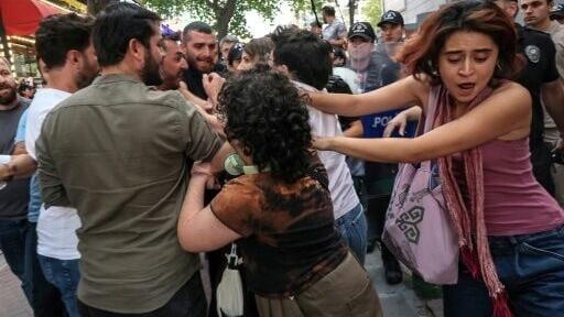 Turkish riot police clashed with protesters angered by the arrests of LGBTQ activists in Ankara
