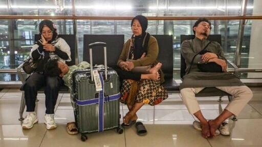 The suspension was later extended by four hours "due to increased eruptive activity", the airport said on social media