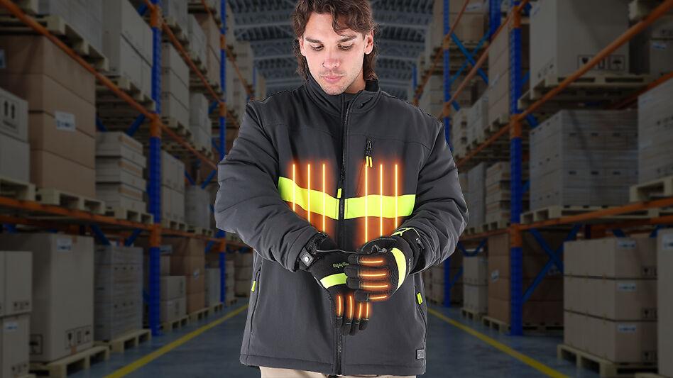 The all-new ThermaSync™ Jacket and Gloves from RefrigiWear combine battery-powered heating technology with industrial-grade durability and a completely unique connection between the products to deliver synchronized warmth from core to fingertips. The re...