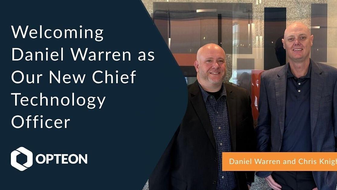 Welcoming Daniel Warren as our new Chief Technology Officer