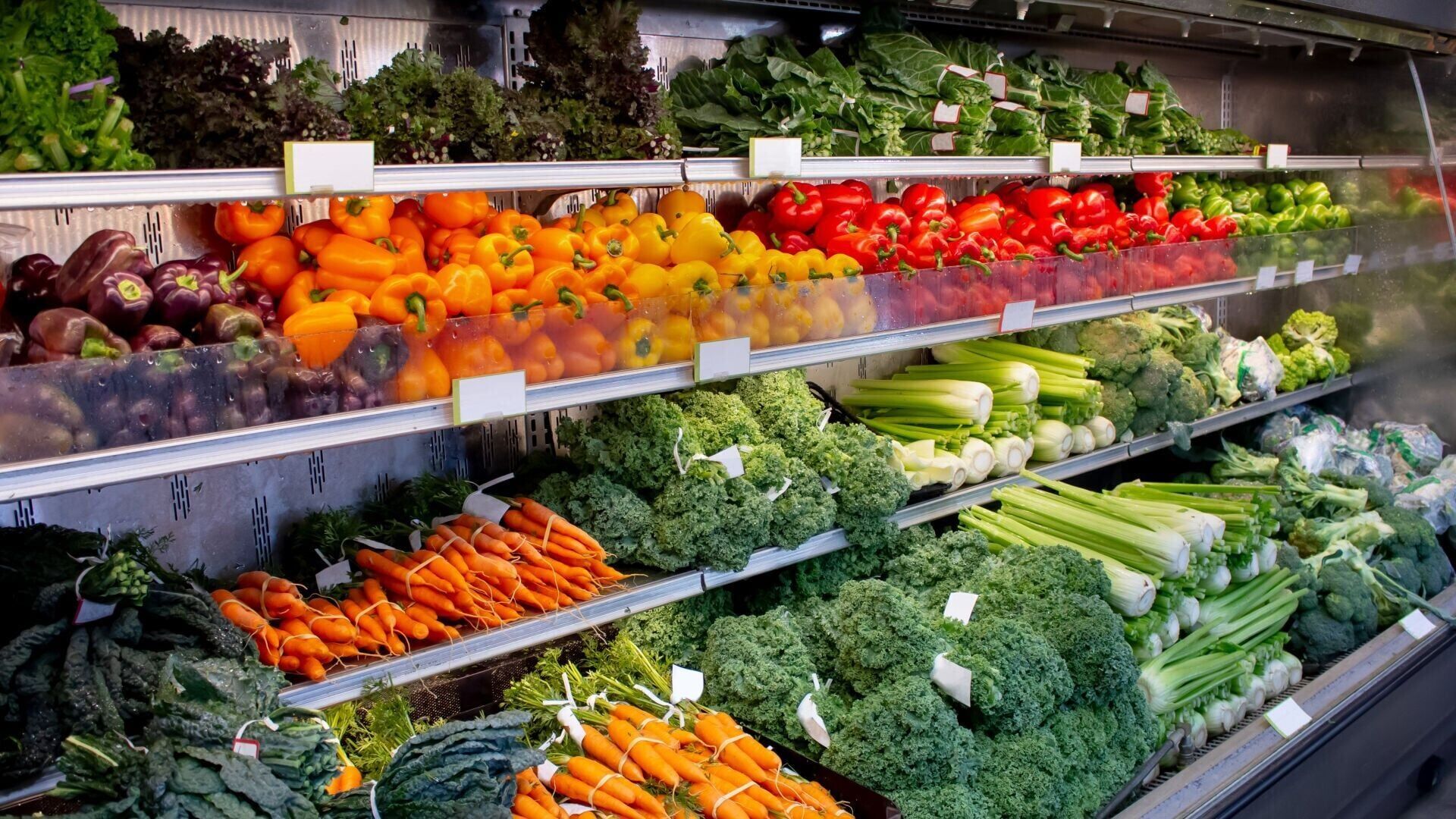 produce at grocery store
