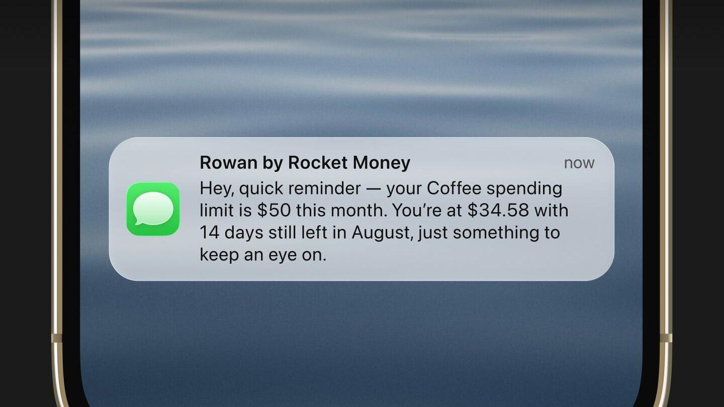 Rowan can keep an eye on your finances for you.