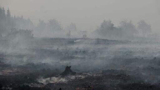 The smoke hazard triggered the evacuation of two Belgian villages