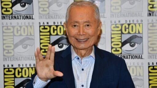 US actor George Takei helped celebrate the 60th anniversary of the original 'Star Trek' series