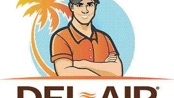 Del Air Logo Dark Letters