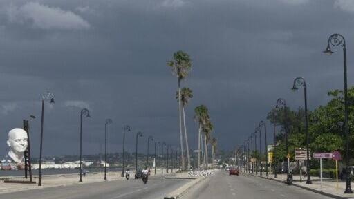 The Avenida del Puerto in Old Havana. There are so few cars on the city's iconic seafront promenades that it is possible to cross them without looking
