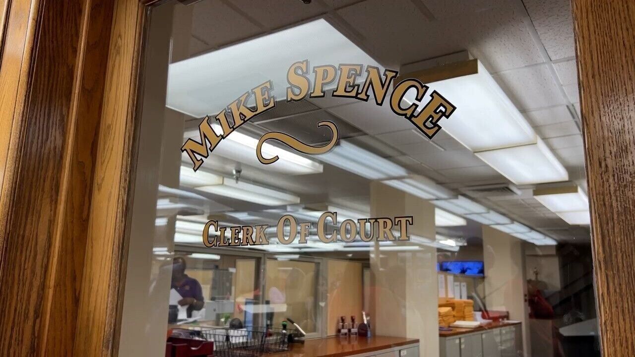 Mike Spence's door