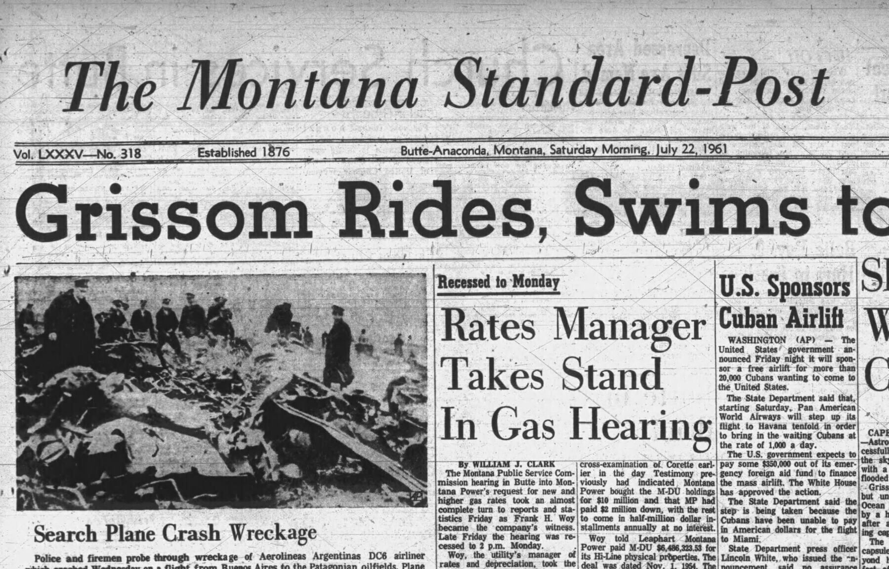 Montana Standard-Post 1961