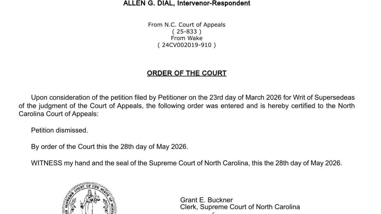 FNF - NC - Lawsuit Cummings v North Carolina State Board of Elections