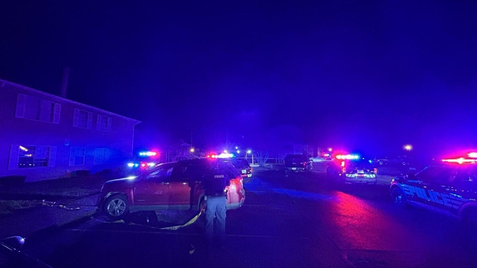 Olde Salem shooting scene