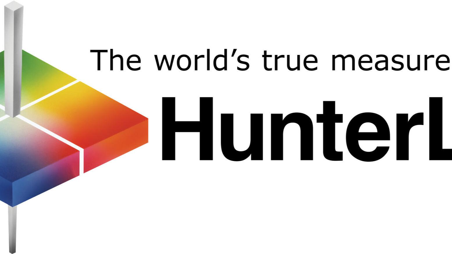 HunterLab logo – trusted global leader in color measurement since 1952