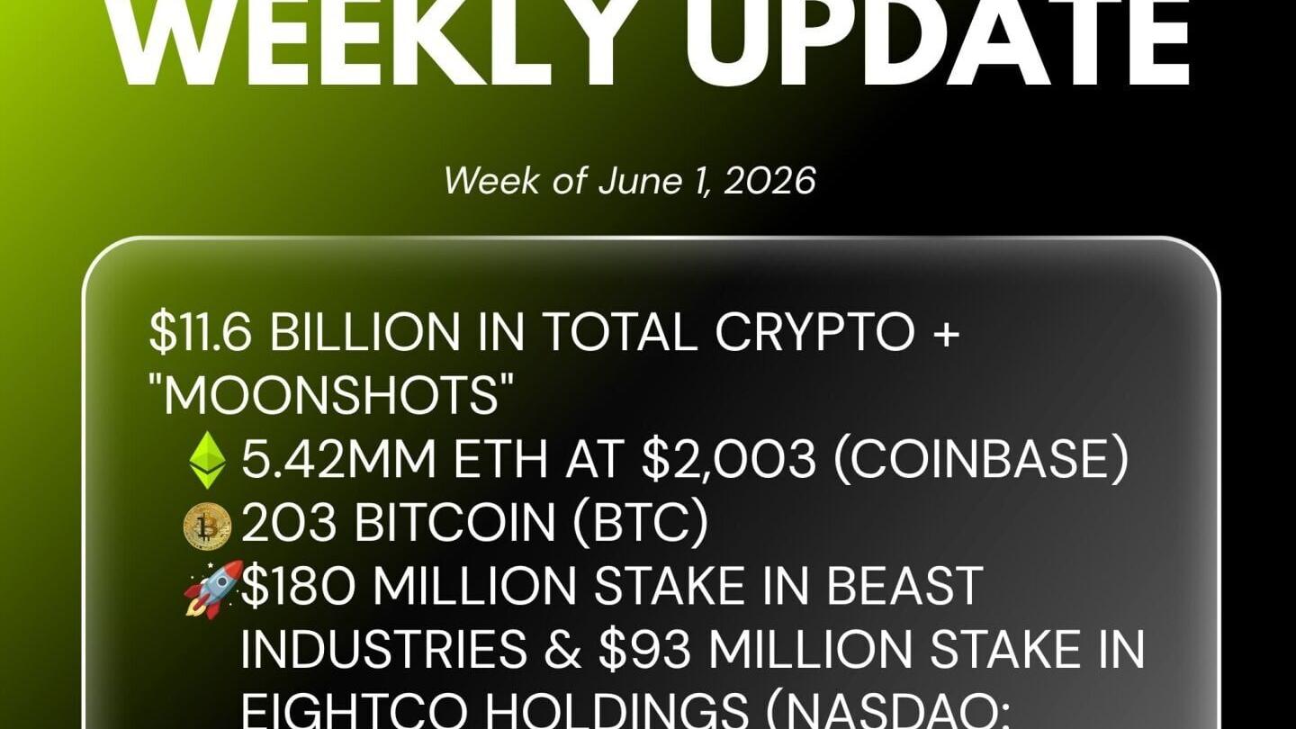 Bitmine Weekly Update