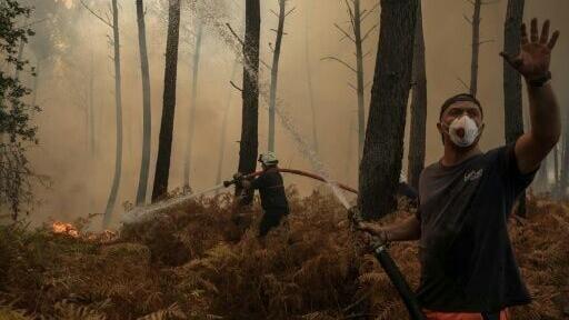 Flare-ups have kept French emergency services busy