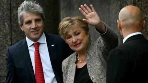 IMF Managing Director Kristalina Georgieva met with Argentine Economy Minister Luis Caputo in Buenos Aires