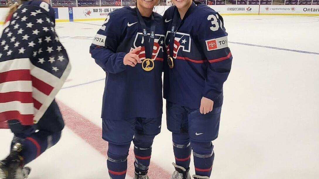 Nicole LaMantia (left) and Abbey Murphy (right) represented Team USA together at the 2023 Women’s IIHF World Championship. The accomplished athletes are scheduled to share their experiences and insights during a special panel discussion at Turning Point...