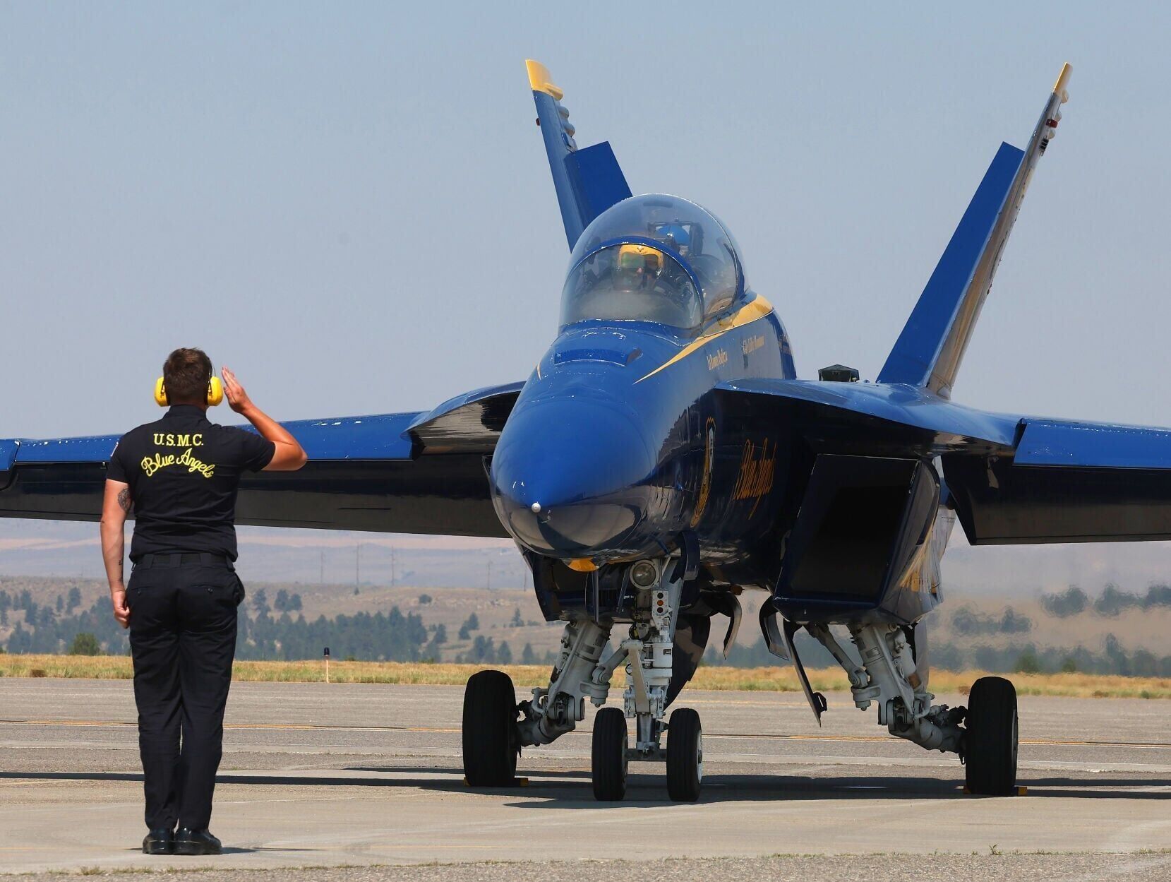 Blue Angel media flights
