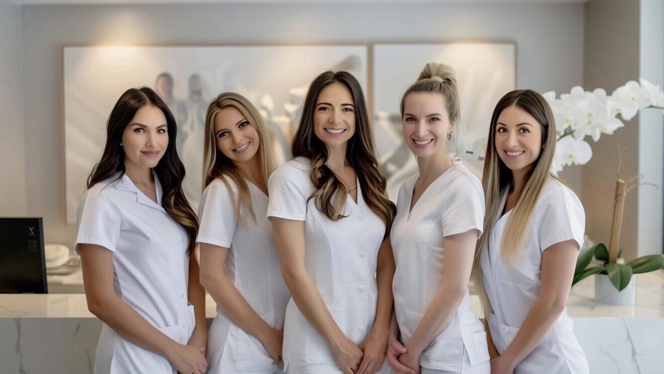 The FaceBar US team of licensed skincare professionals at the company’s flagship location in Westlake Village, California.