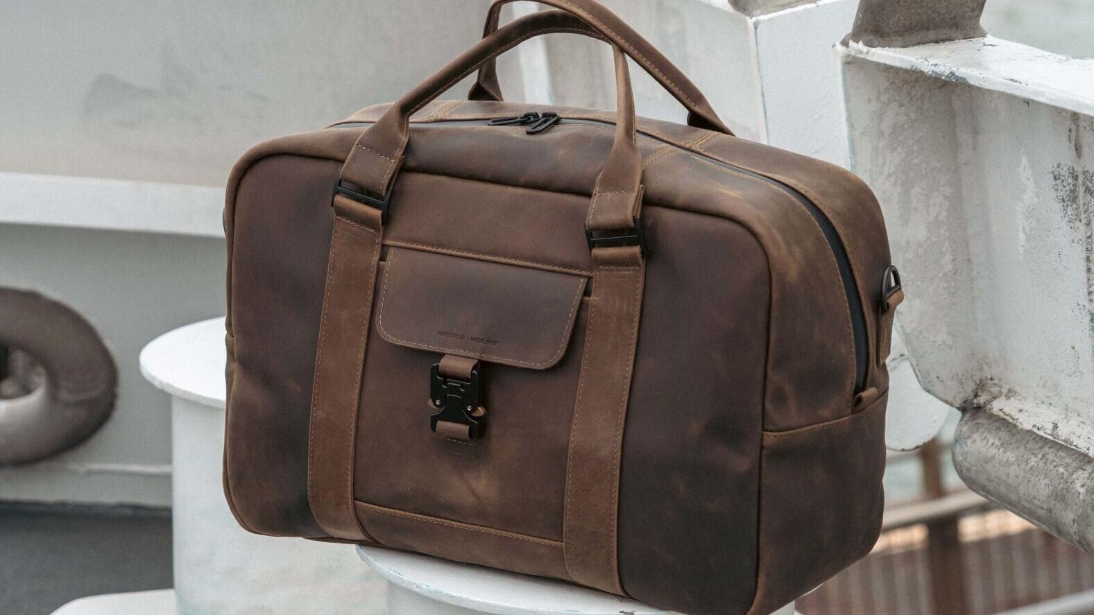 Tribeca Leather Duffel by WaterField Designs. 
Handcrafted in San Francisco.