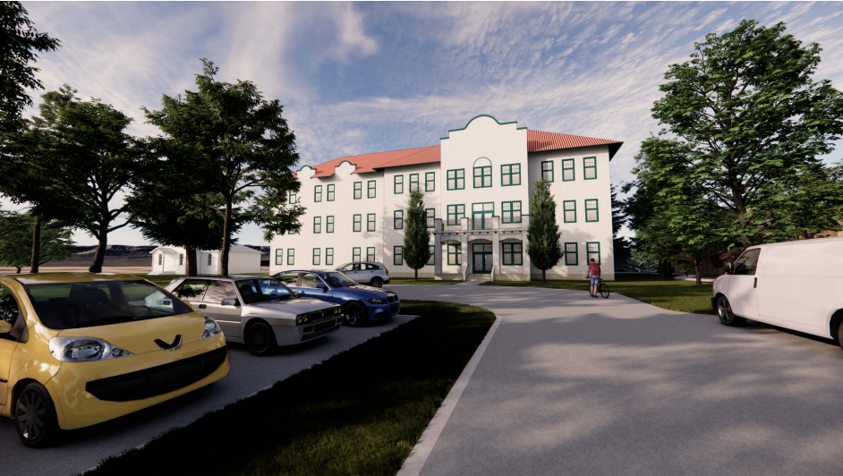 Old Post Hospital redevelopment rendering