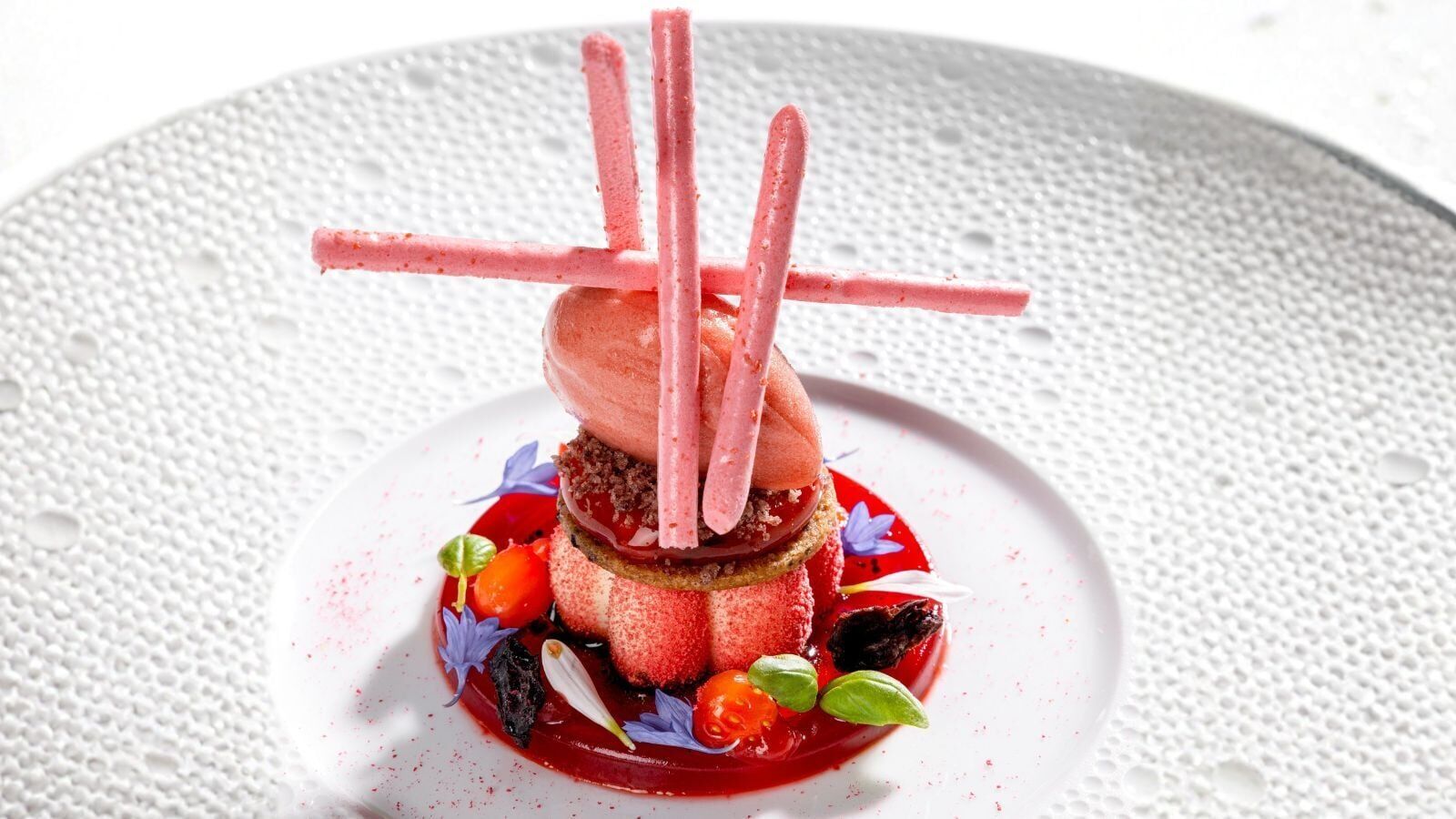 Strawberry Desert Lakeside Restaurant at The Fontenay