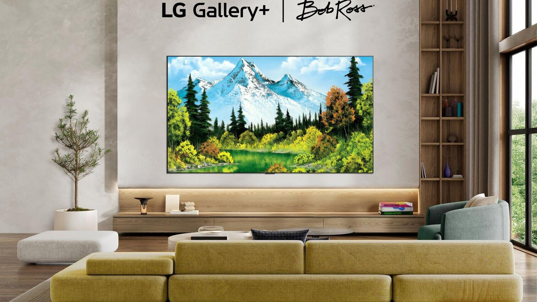 LG Electronics and Cineverse have announced the Bob Ross Gallery Collection is now available on the LG Gallery+ platform, giving fans a whole new way to immerse themselves in Bob Ross and his artistry.