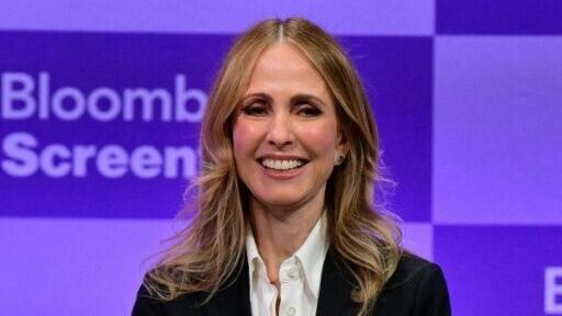 Disney chief Dana Walden speaks about the group's layoffs at the Bloomberg Screentime conference in Los Angeles