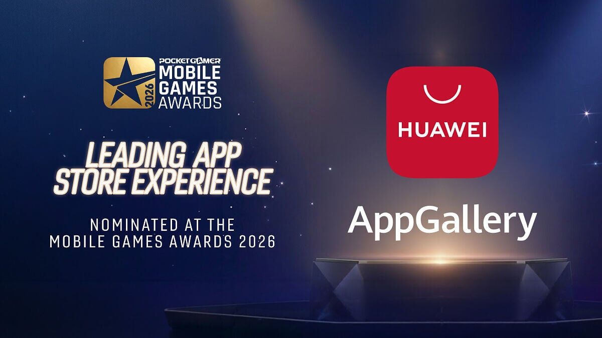 HUAWEI AppGallery nominated for ”Leading App Store Experience” at the Pocket Gamer Mobile Games Awards 2026.