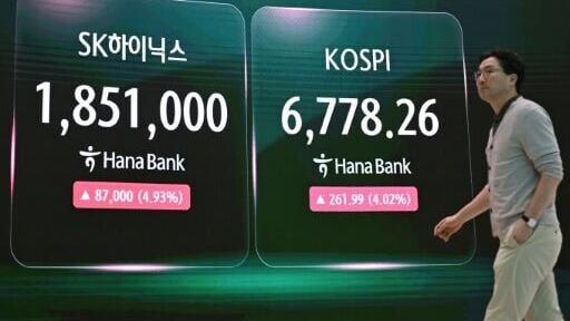 Despite aggressive investments, shares of SK hynix and its larger South Korean rival Samsung Electronics have fallen sharply