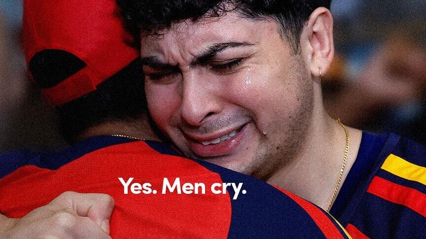 Dove Men+Care Celebrates the Emotion Behind Men’s World Cup Tears  (Dove Men+Care and Getty Images)