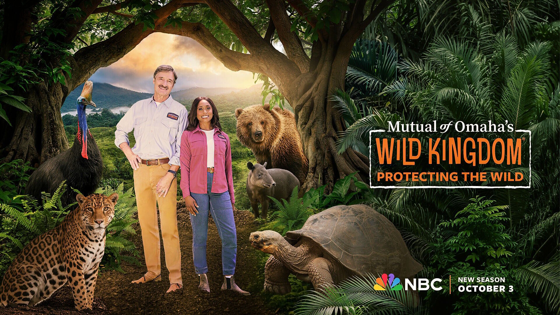 "Mutual of Omaha's Wild Kingdom Protecting the Wild" returns for its fourth season as part of NBC's “The More You Know” educational/informational (E/I) programming block on Saturday, October 3 at 10 a.m. ET (times may vary; check local listings)