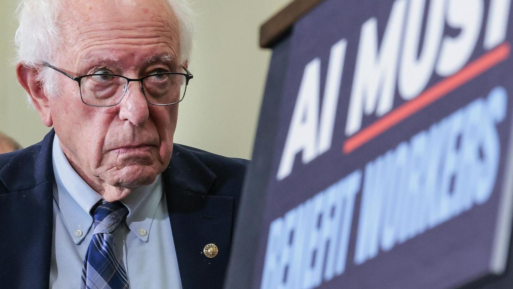 Sen. Bernie Sanders frequently raises concerns about what artificial intelligence could do to American jobs.