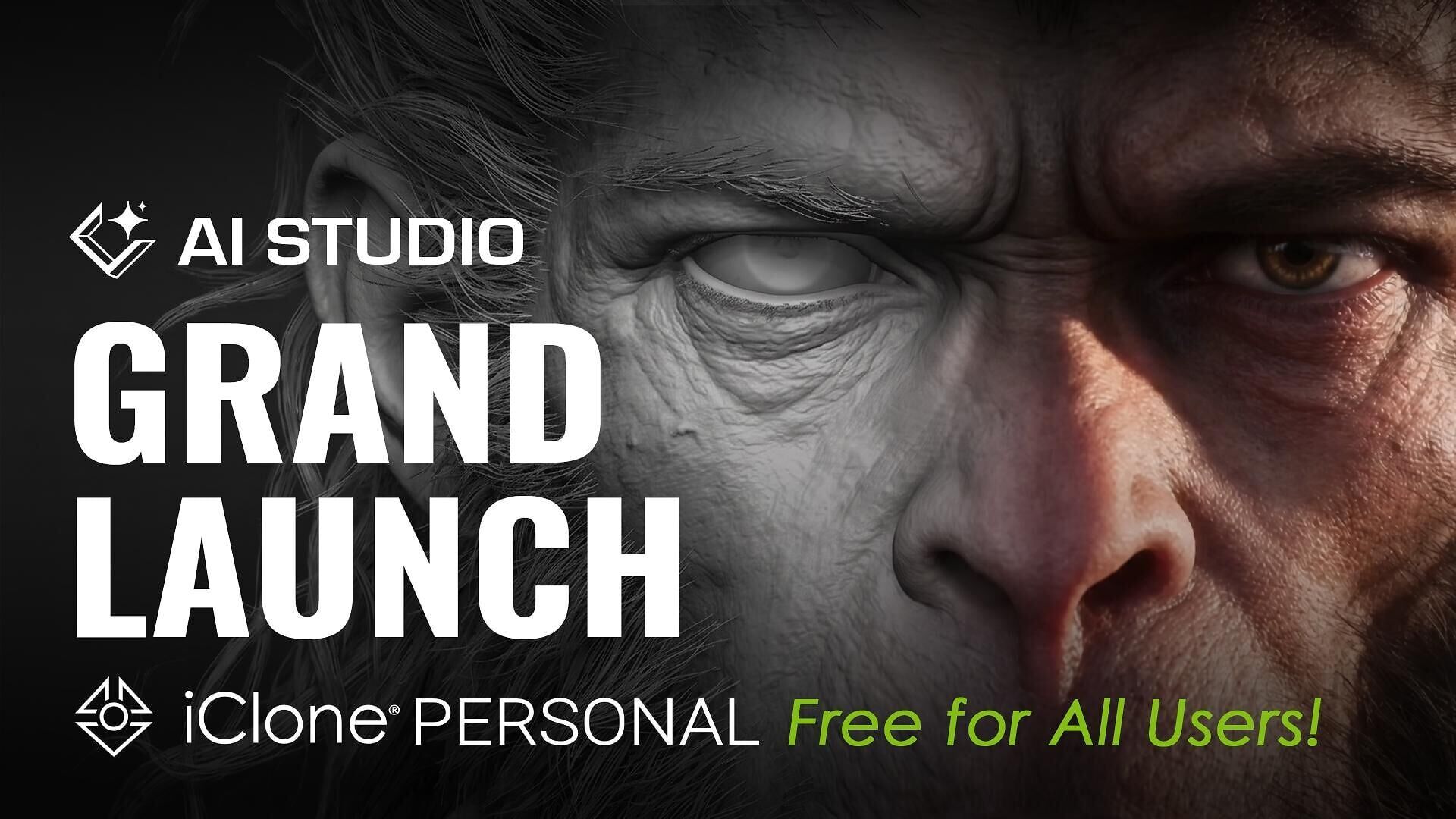 Reallusion releases iClone Personal, now permanently free for everyone, and integrates 3D-to-AI workflows with the official launch of AI Studio.