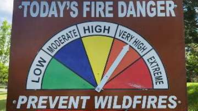 Fire danger raised to very high and burning season is closed in Missoula County