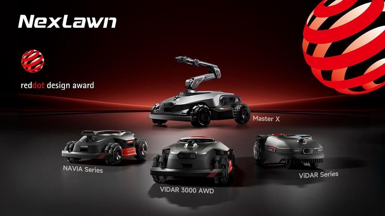 NexLawn Robotic Lawn Mowers Win the 2026 Red Dot Design Awards