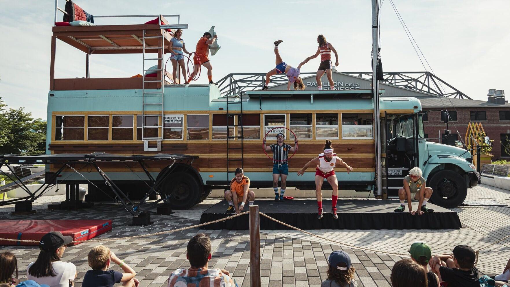 SUMMER BREAK by FLIP FABRIQUE to be featured as part of CIRCUS IN THE CITY at the 2026 ESL Rochester Fringe Festival. Photo Credit: Kova Production, Flip Fabrique, Summer Break