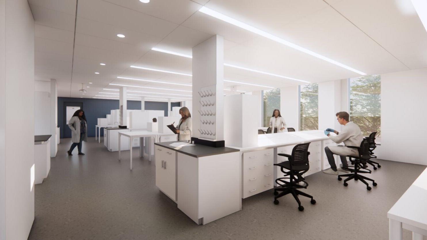 Rendering of Reckitt's New Jersey Research &amp; Development Lab