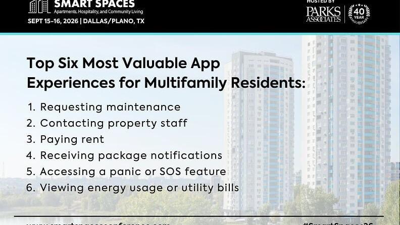 Parks Associates MDU Research: Valuable App Experiences