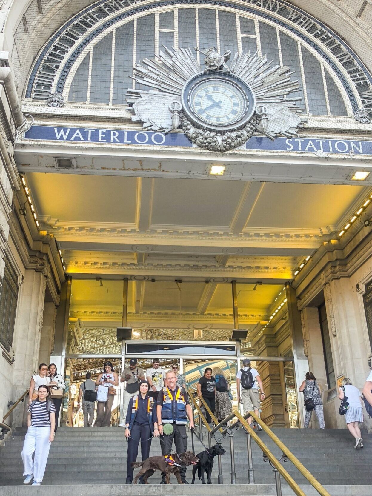 Station becomes first in Britain to put dogs on regular security paw-trols