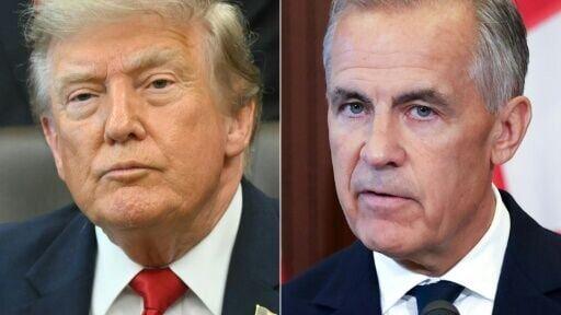US President Donald Trump vows to hike tariffs on Canadian autos after Prime Minister Mark Carney set out retaliatory duties