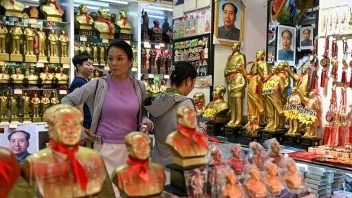Reminders of Mao are peppered all around the otherwise nondescript village of Shaoshan