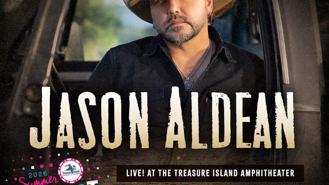 Country music superstar Jason Aldean completes Treasure Island’s 2026 Summer Concert Series lineup.