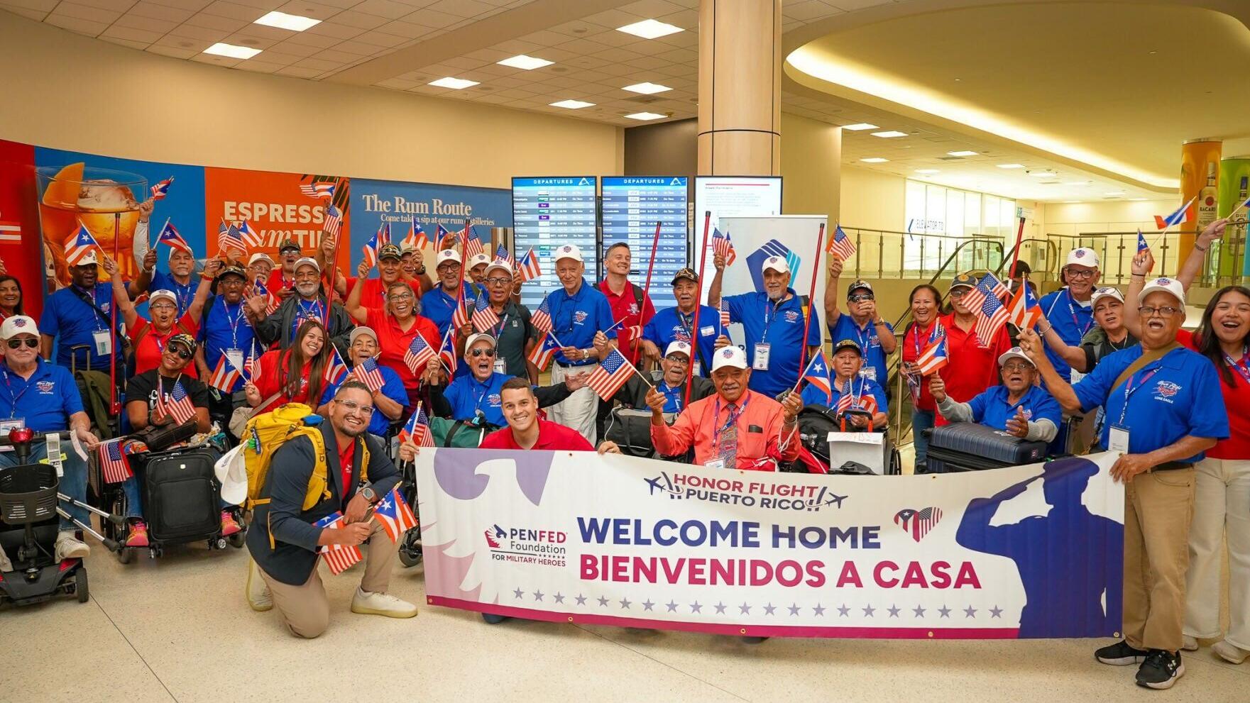 The PenFed Foundation for Military Heroes Celebrates Successful Honor Flight for Puerto Rico’s Veteran Community