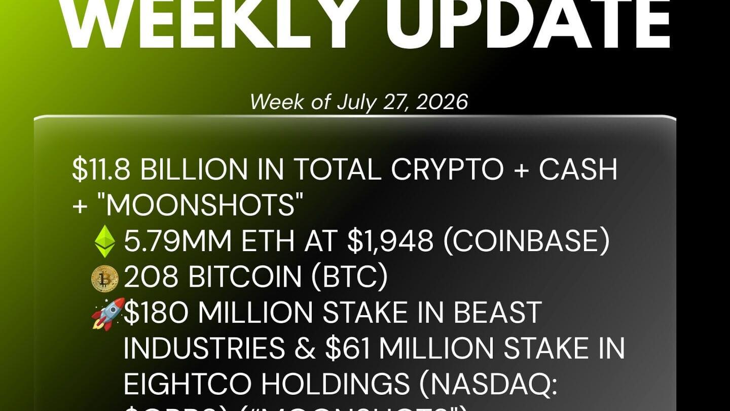 Bitmine Weekly Update