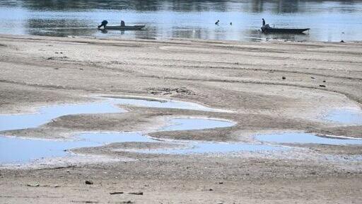 The Danube has seen record low water levels this year after a series of heatwaves