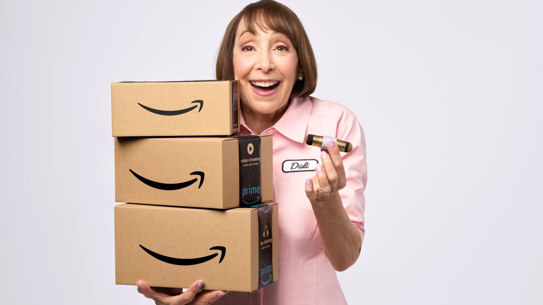 Laura Geller x Didi Conn ‘Root Touch Up’ Prime Day Campaign Still