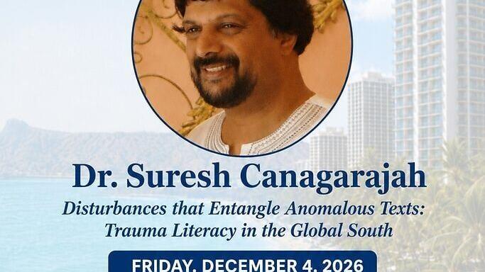 LRA 2026 Dr. Suresh Canagarajah Keynote Speaker