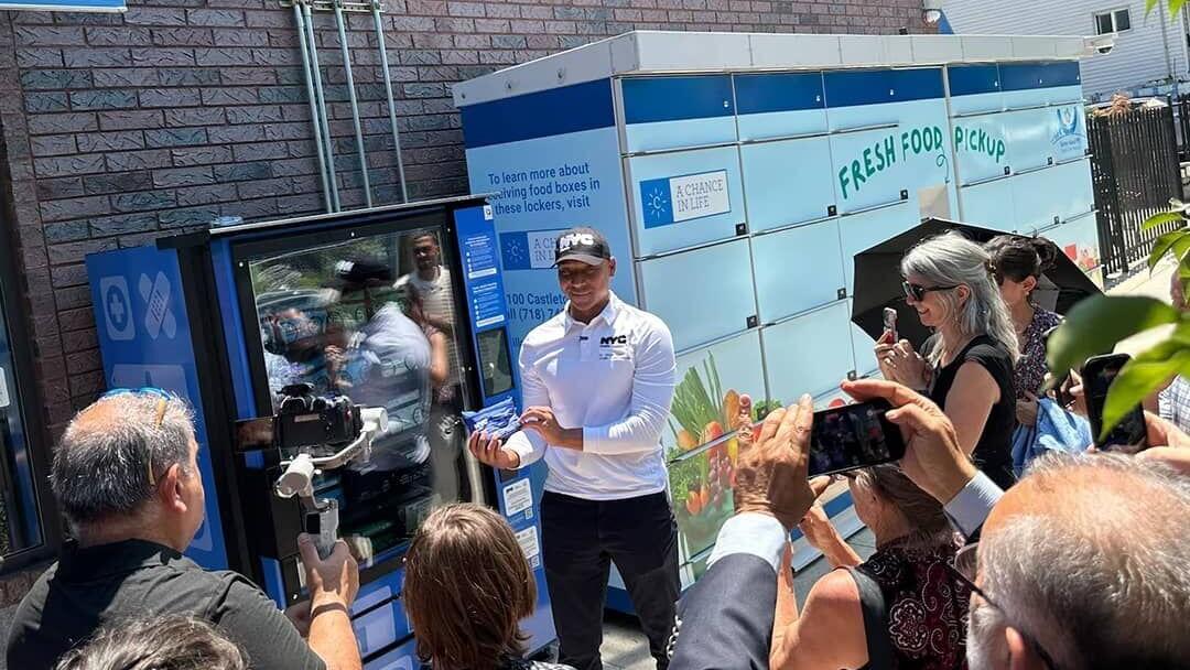 Vending machines with free public health supplies help fight opioid overdoses