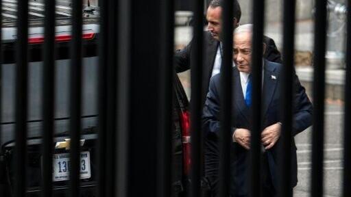 Israeli Prime Minister Benjamin Netanyahu arrives at the White House for talks with US President Donald Trump about the ongoing war against Iran